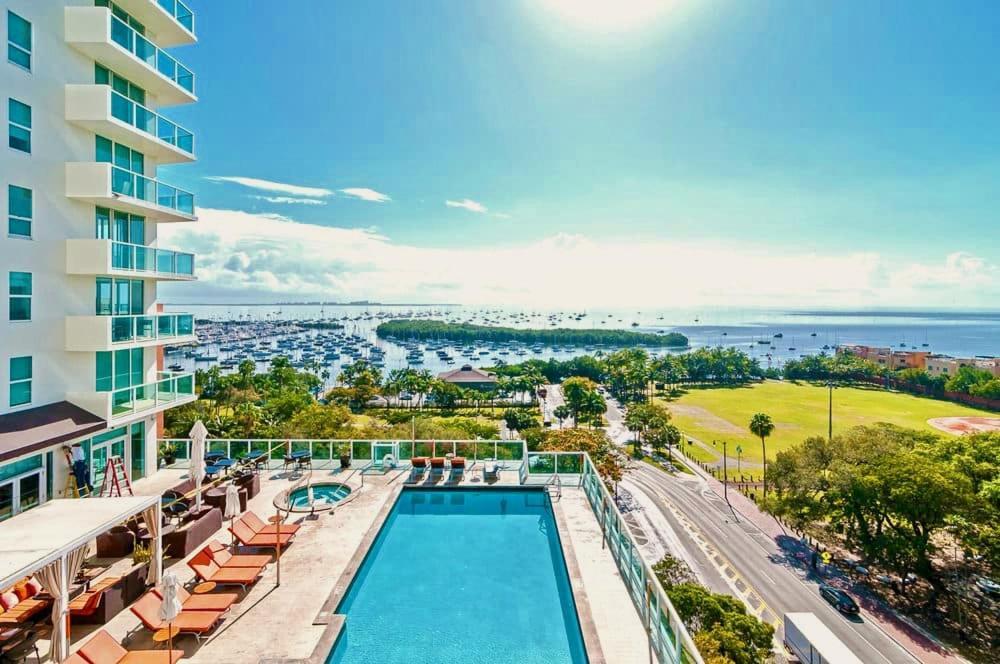 Apartmán Balcony Ocean View ! Pool - Wifi - Gym - Parking Miami Exteriér fotografie