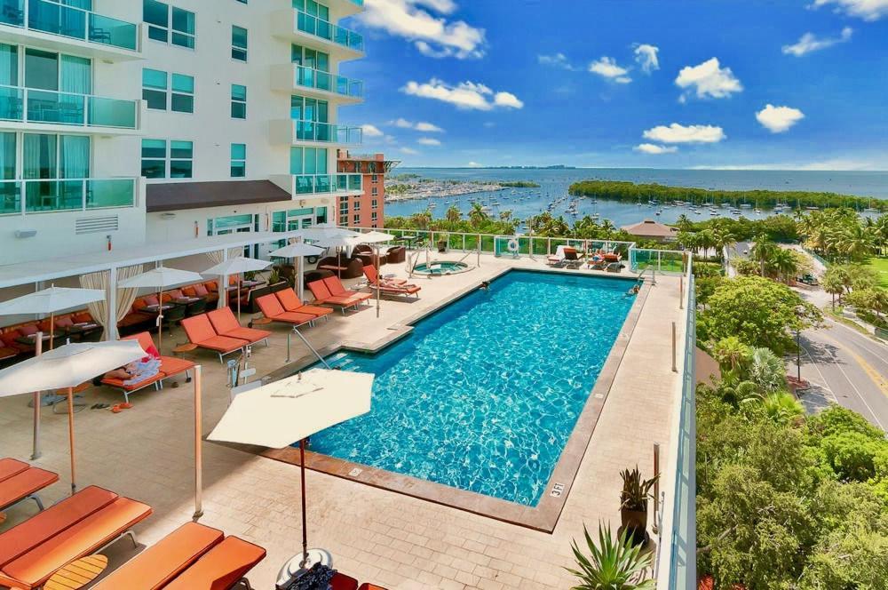 Apartmán Balcony Ocean View ! Pool - Wifi - Gym - Parking Miami Exteriér fotografie